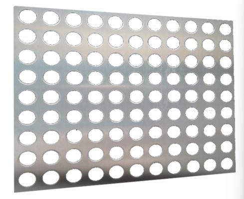 Çekiş sıklığı ≥ 500 MPa olan paslanmaz çelik perforasyonlu metal örgü levhası