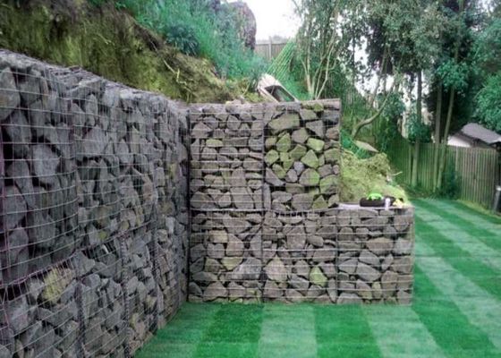Gabion İstinat Duvarı için ISO45001 Zn-5 Al Galvanizli Kaynaklı Hasır Paneller