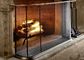 Yangın Yeri Ekranları Olarak Kullanılan 8 metre Paslanmaz Çelik AISI304 Dokuma Hasır Kumaş