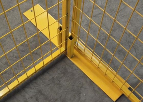 SGS Antikorozyon Pvc Kaplı Hasır Paneller Kanada Geçici Eskrim Paneli