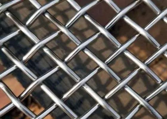 Aşınma Direnci Kare Delikli Yüksek Karbonlu Çelik Dokuma Hasır Ekran