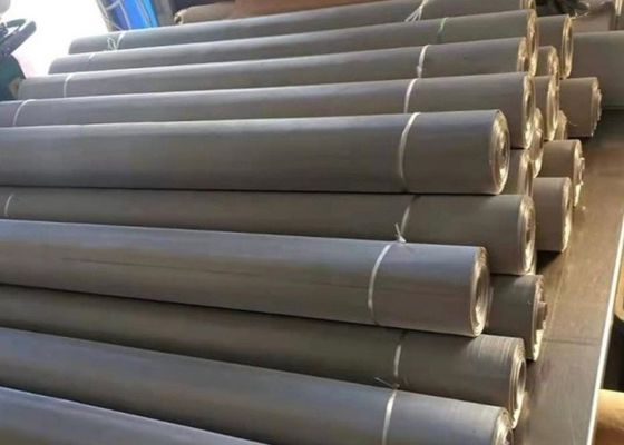 Stainless Steel Mesh Screen Rolls 0.02-50.8mm Aperture SS 316 Endüstriyel Uygulamalar için Twill dokuma