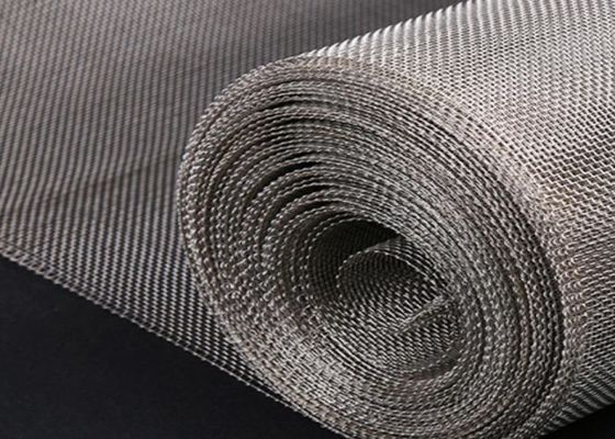 Stainless Steel Mesh Screen Rolls 0.02-50.8mm Aperture SS 316 Endüstriyel Uygulamalar için Twill dokuma