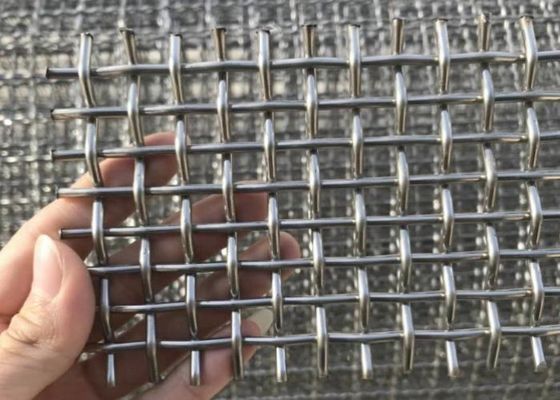 Stainless Steel Mesh Screen Rolls 0.02-50.8mm Aperture SS 316 Endüstriyel Uygulamalar için Twill dokuma
