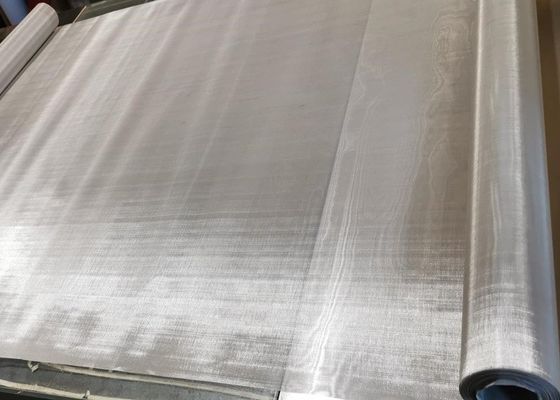 Çok ince paslanmaz çelik tel örgü ekran düz dokuma Tipi 400 Çeşitli uzunluklarda örgü