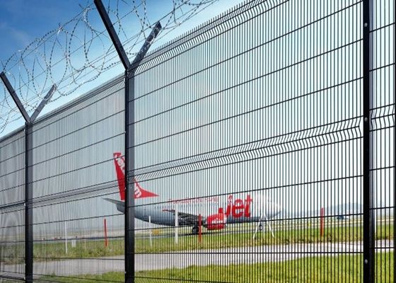 Güvenlik çitleri için paslanmaz karbon çelik PVC kaplı kaynak tel örgü