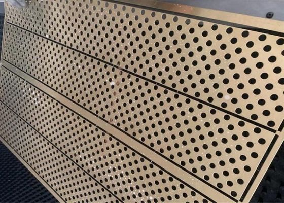 Mimarlık Filtrasyonu İçin Özel Perforasyonlu Metal Mesh Yapısı