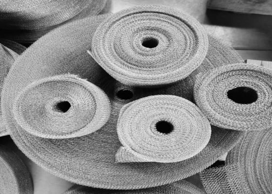 Filtre Elemanları için ISO 9001 Paslanmaz Çelik Örme Tel Örgü