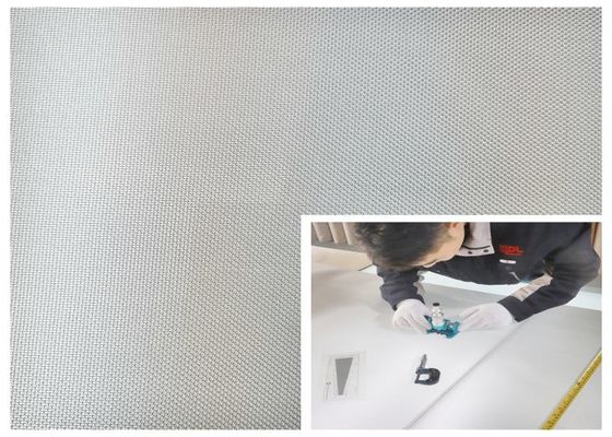 30m Standart Rulo Boyutu Paslanmaz Çelik Filtre Ağı Düz Yüzey