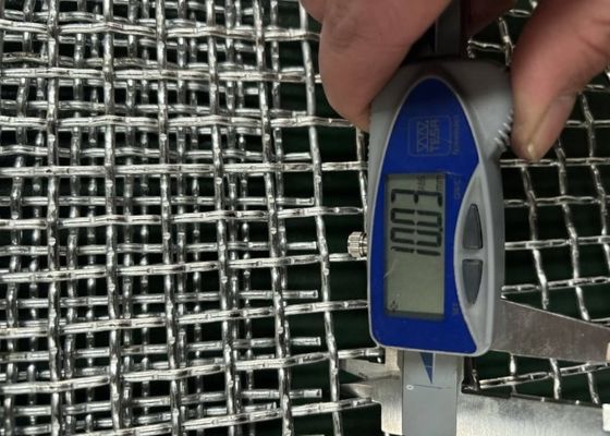 0Etkili filtreleme performansı için.03-50.8mm Mesh Boyutlu Çelik Tel Ekranı