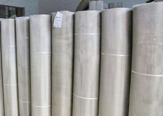 Paslanmaz çelik düz dokuma dokunmuş tel örgü ekran ayrım filtrasyonu için