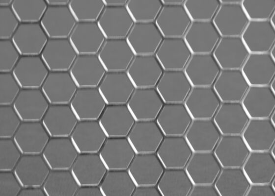 Çekim gücü 250 ila 550 MPa Açık alanı yüzde 10 ila 70 ve özel plak genişliği 50 mm'den 2000 mm'ye kadar olan delikli metal levha