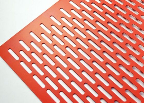 Düz delikli metal levha, cilalı, toz boyalı, galvanizli, 0,5 mm ila 10 mm kalınlık, ses kontrolü ve güvenlik uygulamaları için uygundur