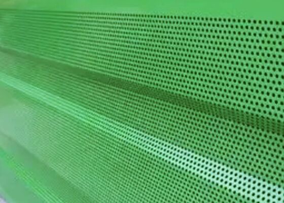 Düz delikli metal levha, cilalı, toz boyalı, galvanizli, 0,5 mm ila 10 mm kalınlık, ses kontrolü ve güvenlik uygulamaları için uygundur