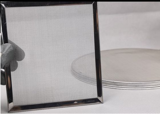 SS304 316 Dokuma Kare Metal Filtre Elek Mesh 30m Uzunluk Kimyasal Dirençli
