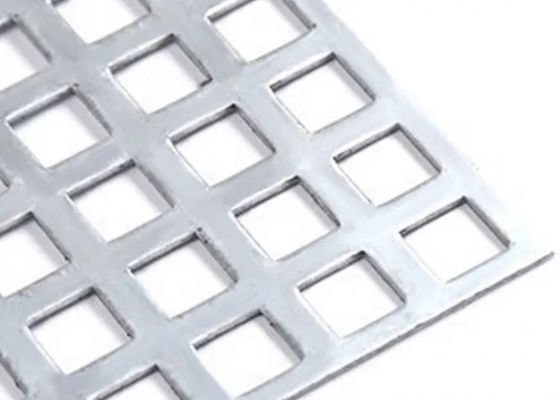 Filtre uygulaması için kare delikli delikli delikli ağ levhası