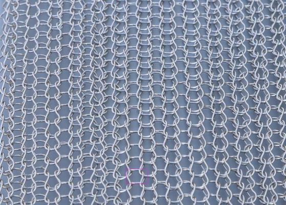 Filtre elemanları için 40 mm genişliğinde örgüden paslanmaz çelik örgü borusu