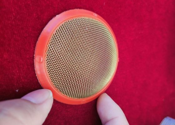 Endüstriyel Filtre Ekrani, Sarılmış Kenar ve Bakır Malzemesiyle