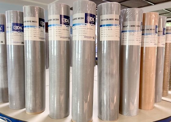 Paslanmaz çelik düz dokuma dokunmuş tel örgü ekran ayrım filtrasyonu için
