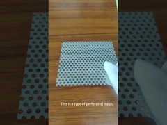 Havalandırma ve Duman Süzüntüsü Perforasyonlu Ağ Yaprağı 0.1mm-12mm Kalınlığı