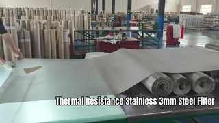 Termal Dirençli Paslanmaz 3mm Çelik Filtre Mesh